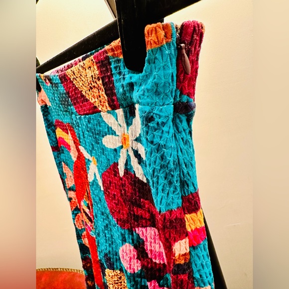 FARM Rio for Anthropologie Gabriela Knit Maxi Skirt in Rainbow, XS - Picture 9 of 12
